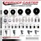 Service Caster 3.5'' Phenolic Wheel Swivel Top Plate Caster Set 2 Posi Brakes 2 Rigid, 4PK SCC-20S3514-PHR-PLB-2-R-2 - alternate 6